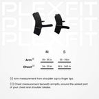 Plexfit children's sling size guide in inches
