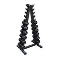 POW.R vinyl dumbbell rack