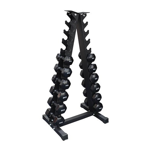 POW.R vinyl dumbbell rack