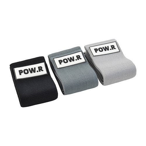 POW.R Wide Fabric Loop Resistance Band Set