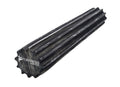 Fortress Long Round Spikey Foam Roller - Grey/Black