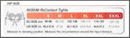 Rehband compression shorts hip size guide