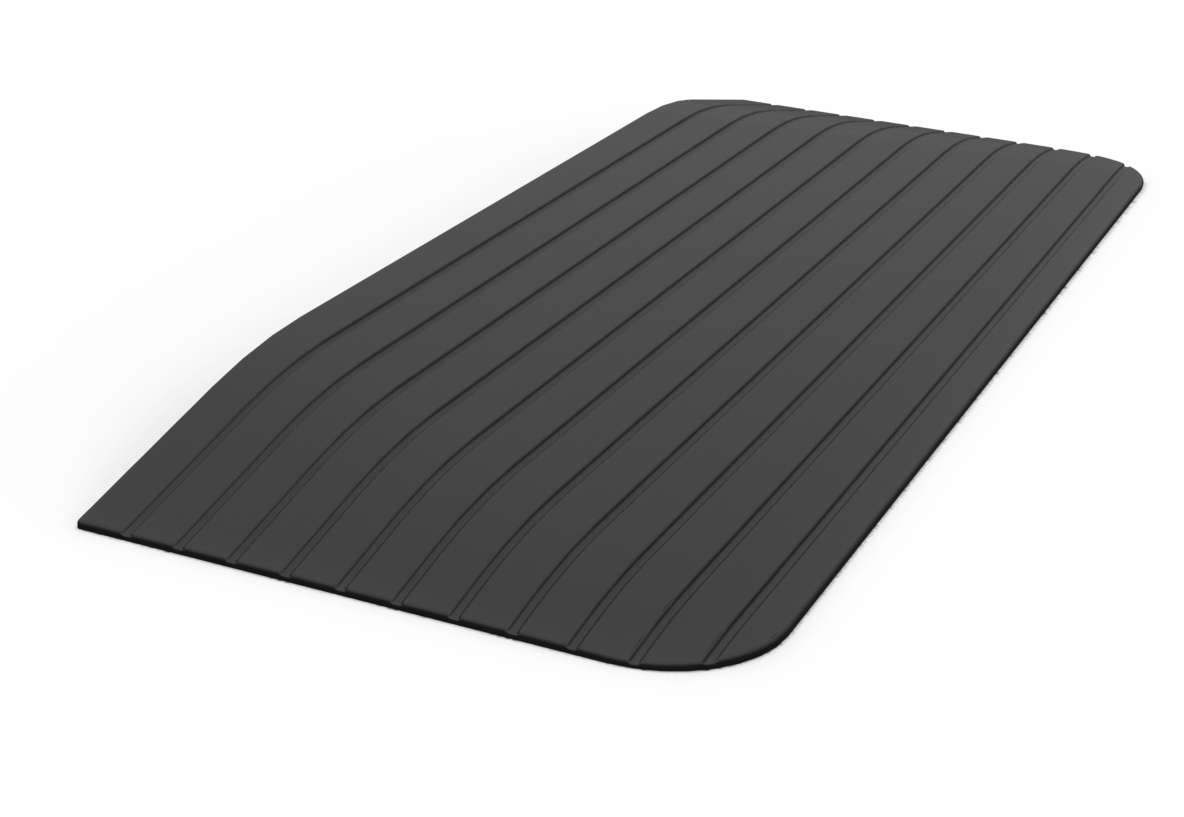 Rubber Wedge Ramp   Angled Sides