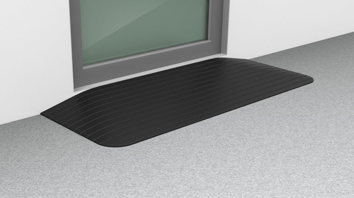 Rubber Wedge Ramp   Angled Sides view 3