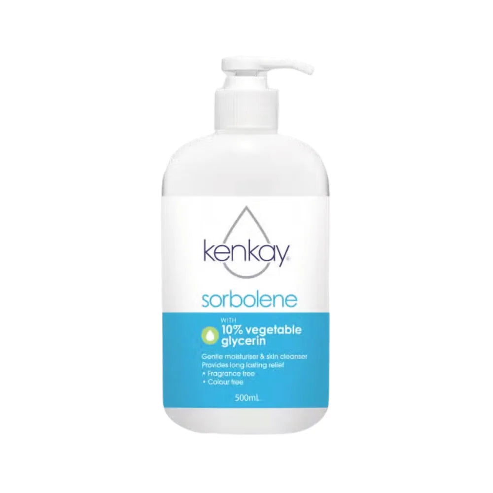 Kenkay Sorbolene & Vegetable Glycerin 10% / 500ML Pump