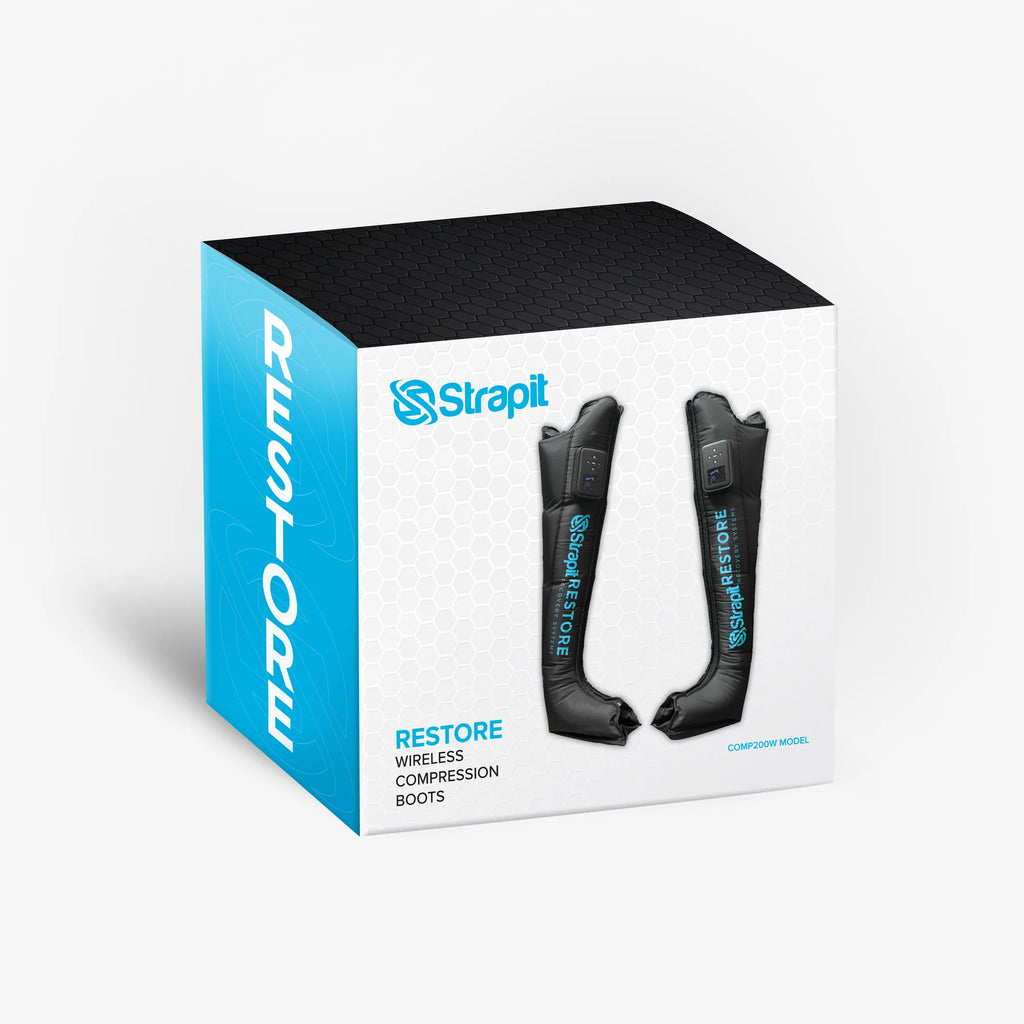 Strapit Restore Wireless PRO Compression Recovery Boots in use