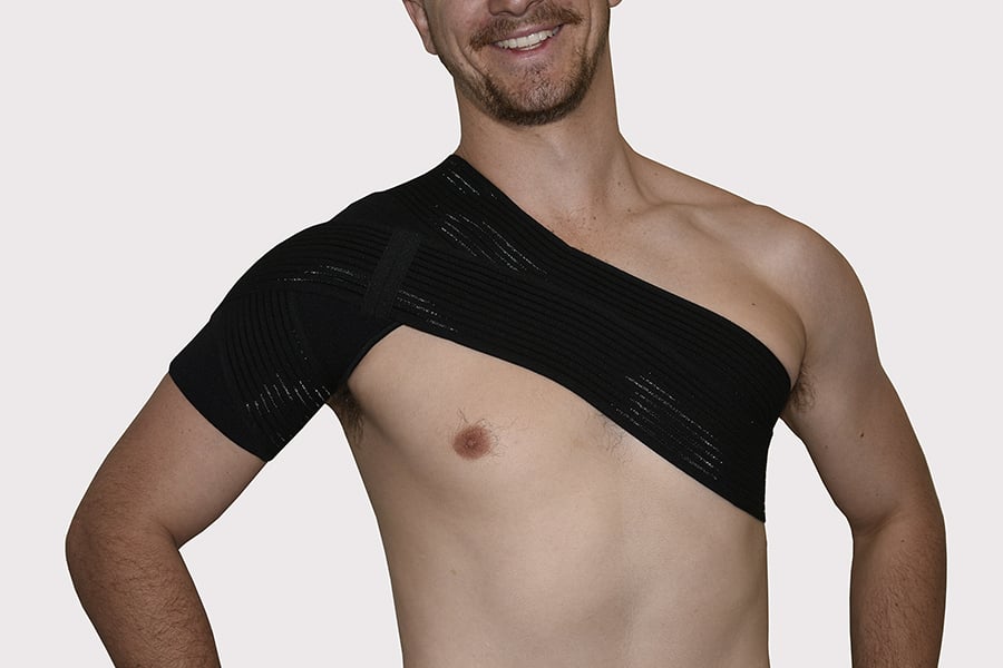 Supporta shoulder brace detail