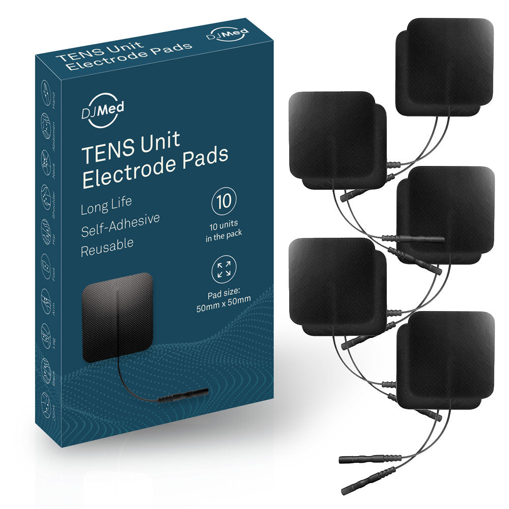 TENS Electrode Pads, Square, 50x50mm, Black – Image 2