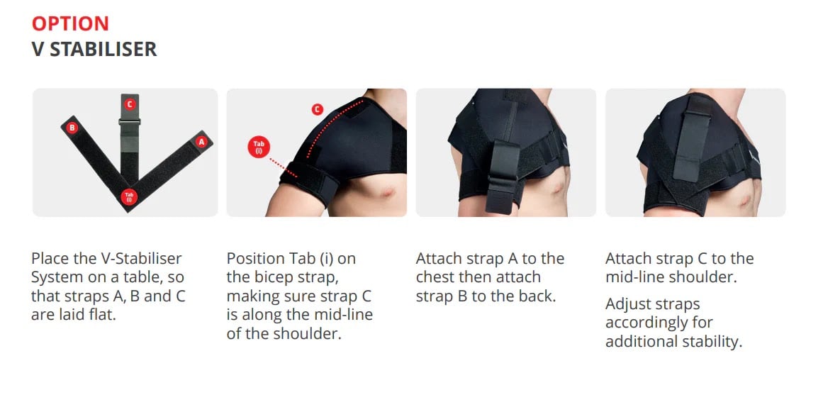 Thermoskin adjustable shoulder fitting instructions