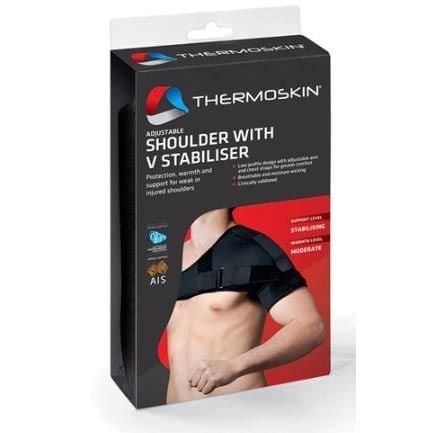 Thermoskin adjustable shoulder with V stabiliser