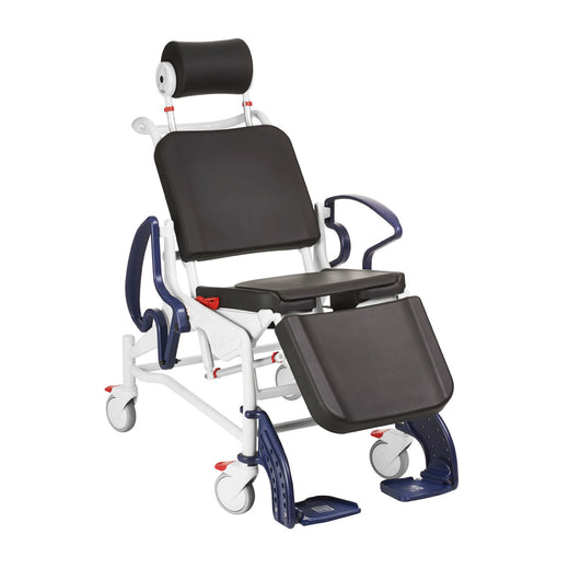 Rebotec Phoenix, Tilt in Place Comfort Shower Commode Chair - Blue – Rebotec