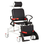 Rebotec Phoenix, Tilt in Place Comfort Shower Commode Chair - Blue – Image 3