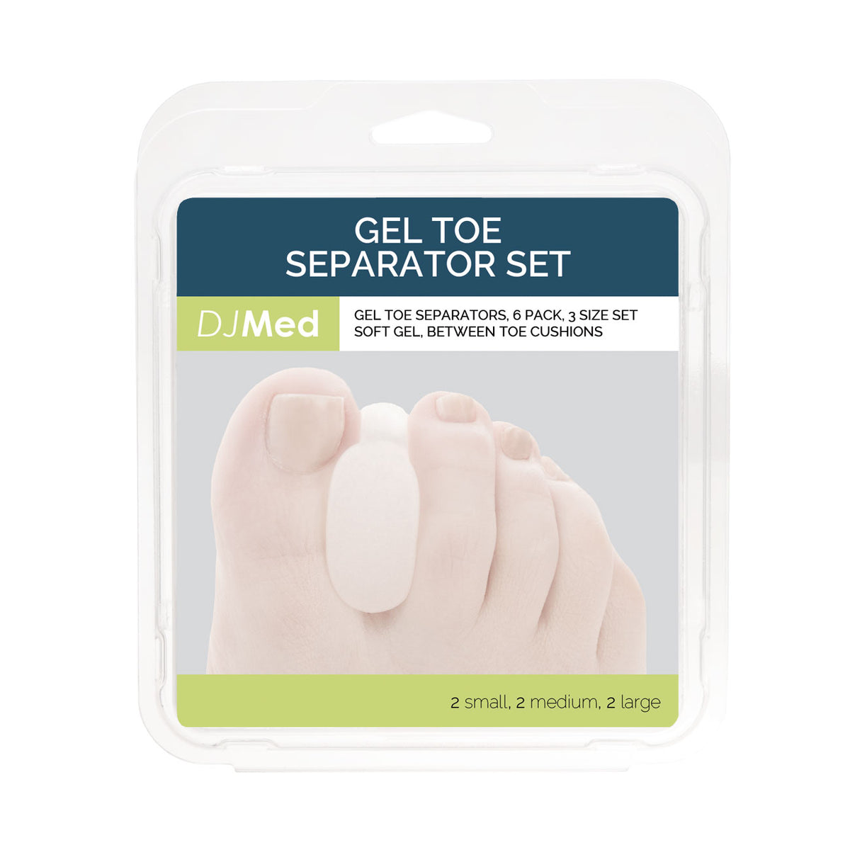 DJMed Gel Toe Spacers – Image 2