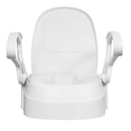 Toilet Seat Raiser With Armrests, Adjustable Hight – Image 3