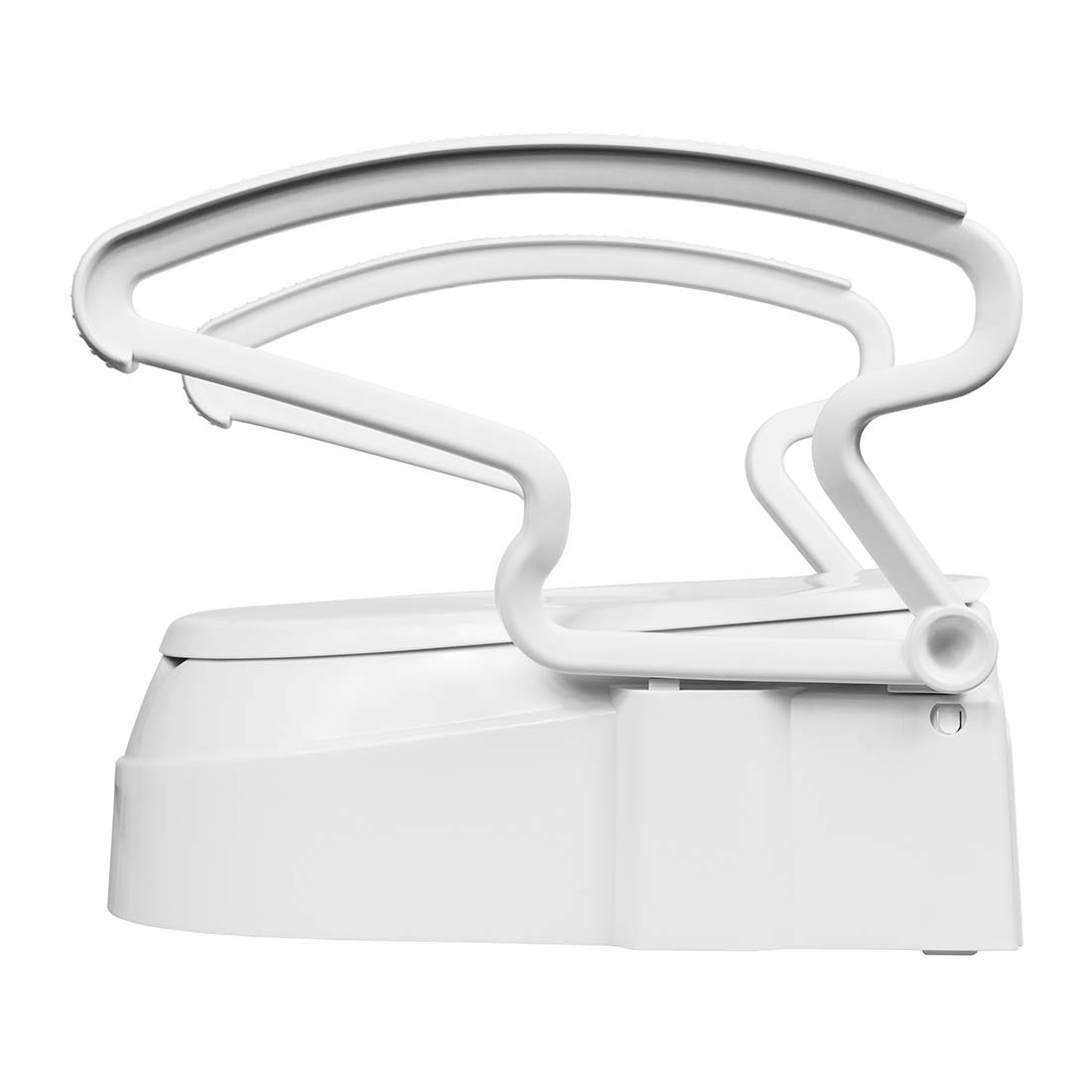 Toilet Seat Raiser With Armrests, Adjustable Hight – Image 5