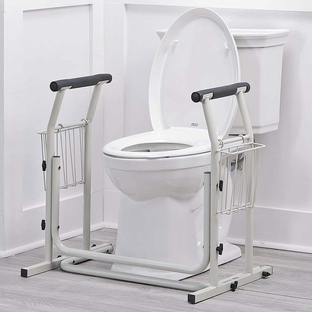 Toilet Surround Support Rails, with Basket – Image 5