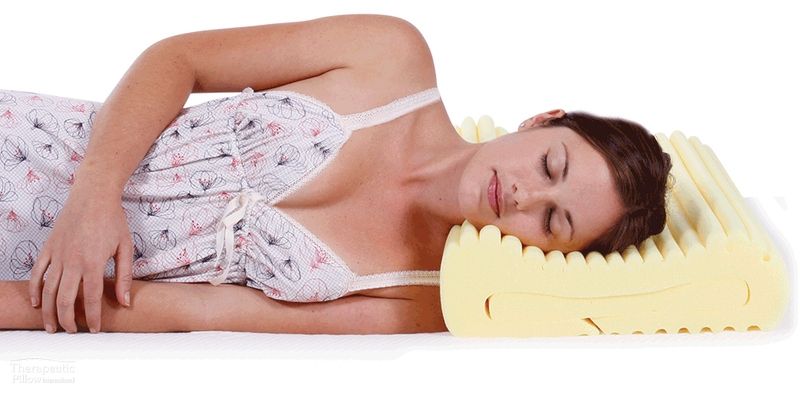 Complete Sleeprrr Traditional Deluxe Foam Pillow / Yellow – product image 4