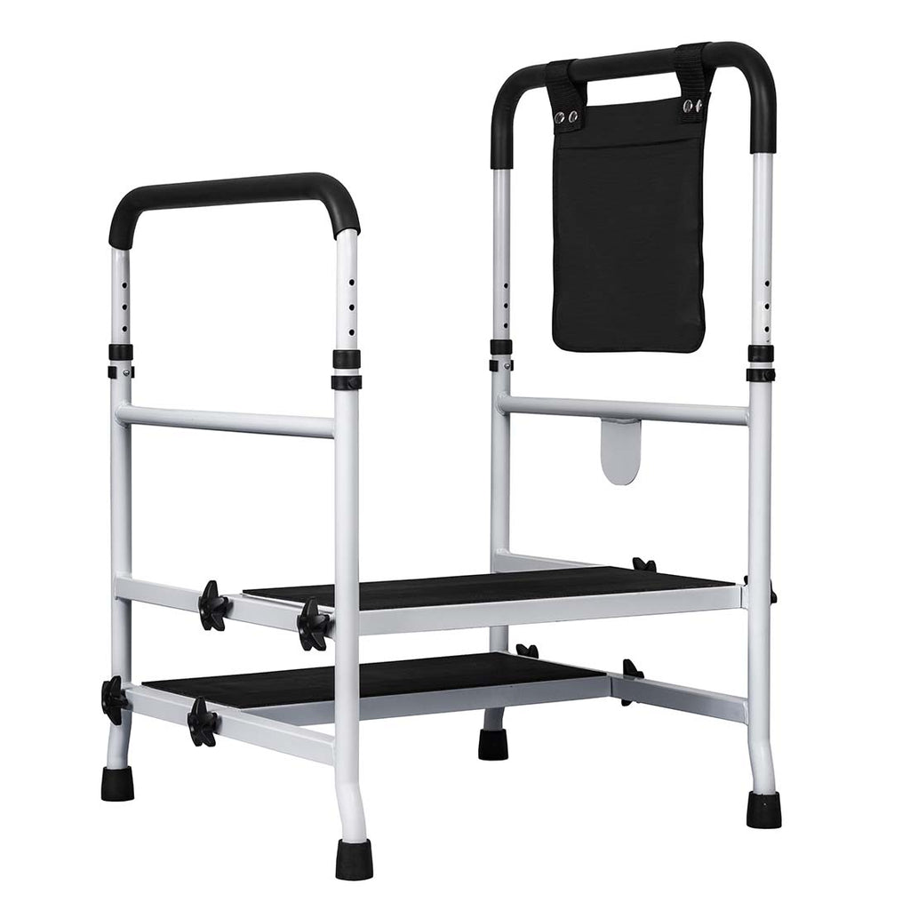 Two Step Stool with Handrails – Image 2