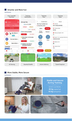 UniGym smart training app games session data and secure suction cup system