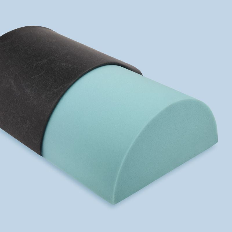 TheraMed Lumbar Bolster - Lumbar Support Bolster Vinyl Grey