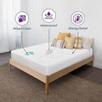 Vinyl Mattress Protector Cover, Zippered - Single – Image 3