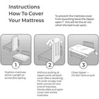 Vinyl Mattress Protector Cover, Zippered - Single – Image 5