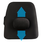 Full Backrest Cushion with Adjustable Lumbar Support – Image 2